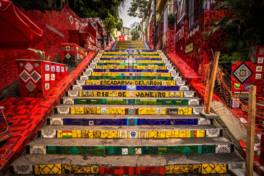 Rio de Janeiro - The Selaron Steps in the historic center of Rio de Janeiro, Brazil