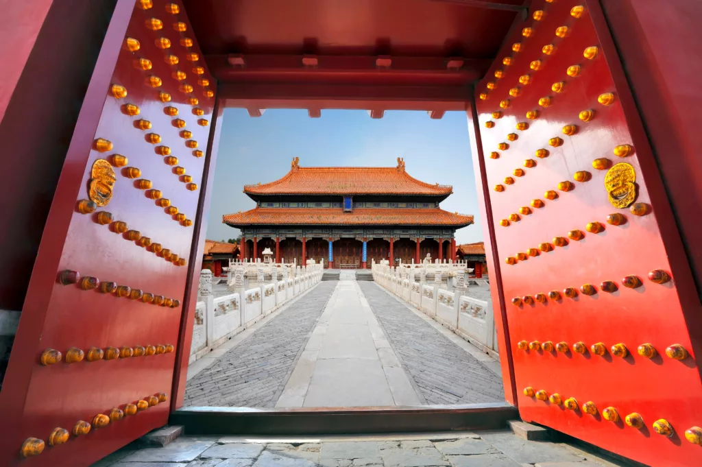 Forbidden city in Beijing , China