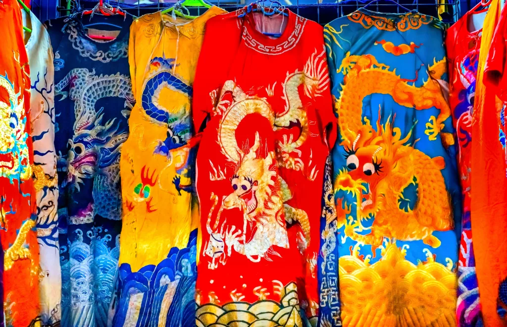 Dragon Replica Silk Robes Silk Market Beijing China