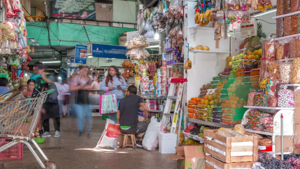 Surquillo Market timelapse, Lima, Peru. Lima's biggest food market
