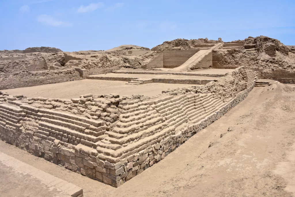 The ruins of Pachacamac, Lima, Peru