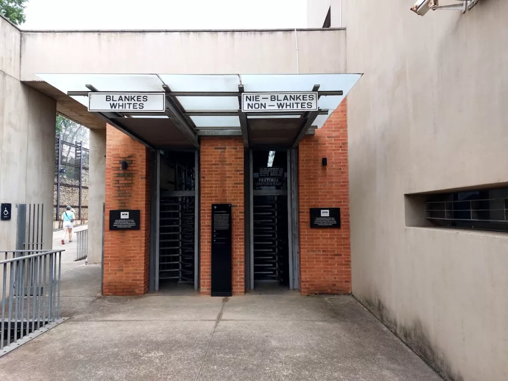 Apartheid Museum Entrance Johannesburg